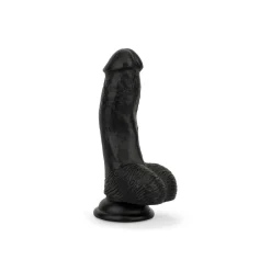Godemiché avec testicules 12 cm - Noir