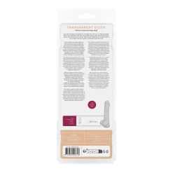 Godemiché en gel avec testicules - 19 cm