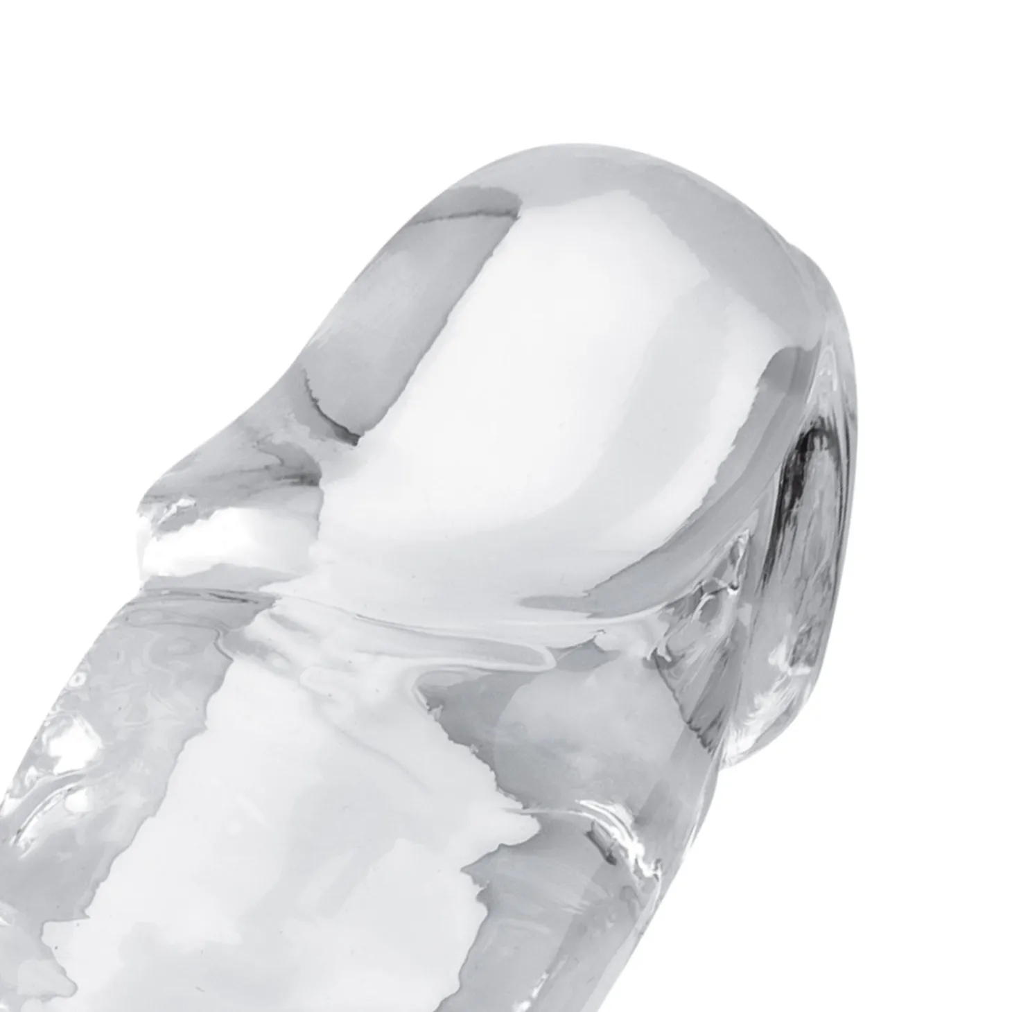 Godemiché en gel sans testicules - 18 cm