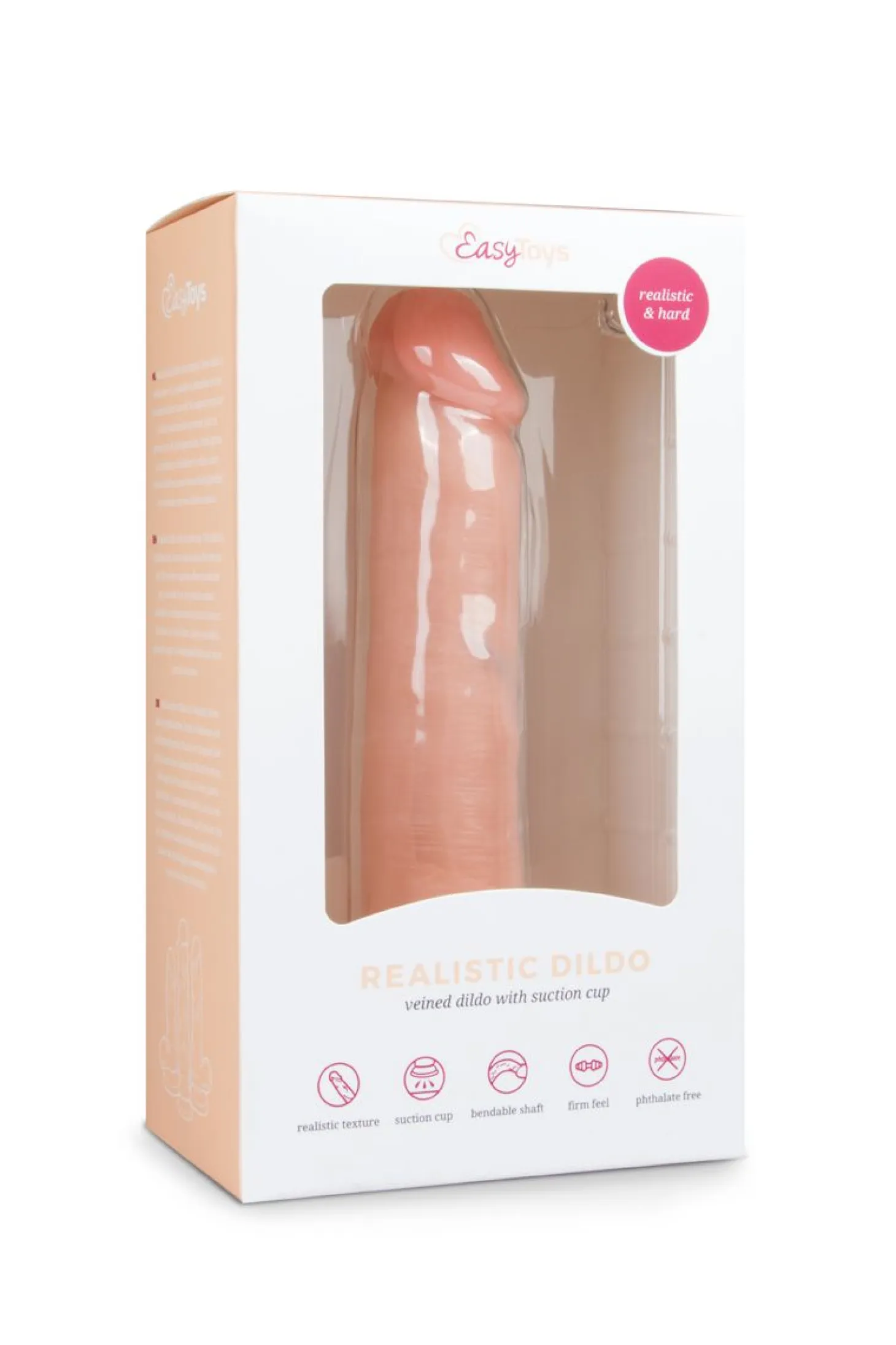 Godemichet de texture de peau réaliste - 20,5