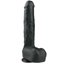 Godemichet noir réaliste - 29,5