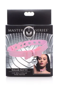 Golden Kitty Collier avec grelot félin - Rose