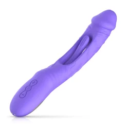 Good Vibes Only - Flax Godemiché vibrant avec stimulateur du point G