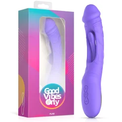 Good Vibes Only - Flax Godemiché vibrant avec stimulateur du point G