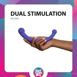 Good Vibes Only - Vibromasseur Double Extrémité Jane - Violet