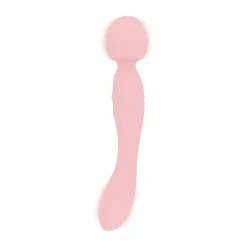 Good Vibes Only - Vibromasseur Baguette Double Face - Soft Silicone - Rose