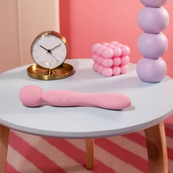 Good Vibes Only - Vibromasseur Baguette Double Face - Soft Silicone - Rose