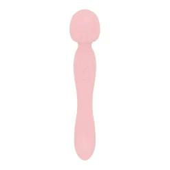 Good Vibes Only - Vibromasseur Baguette Double Face - Soft Silicone - Rose