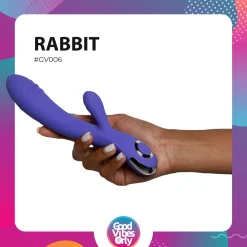Good Vibes Only - Vibromasseur rabbit - Violet