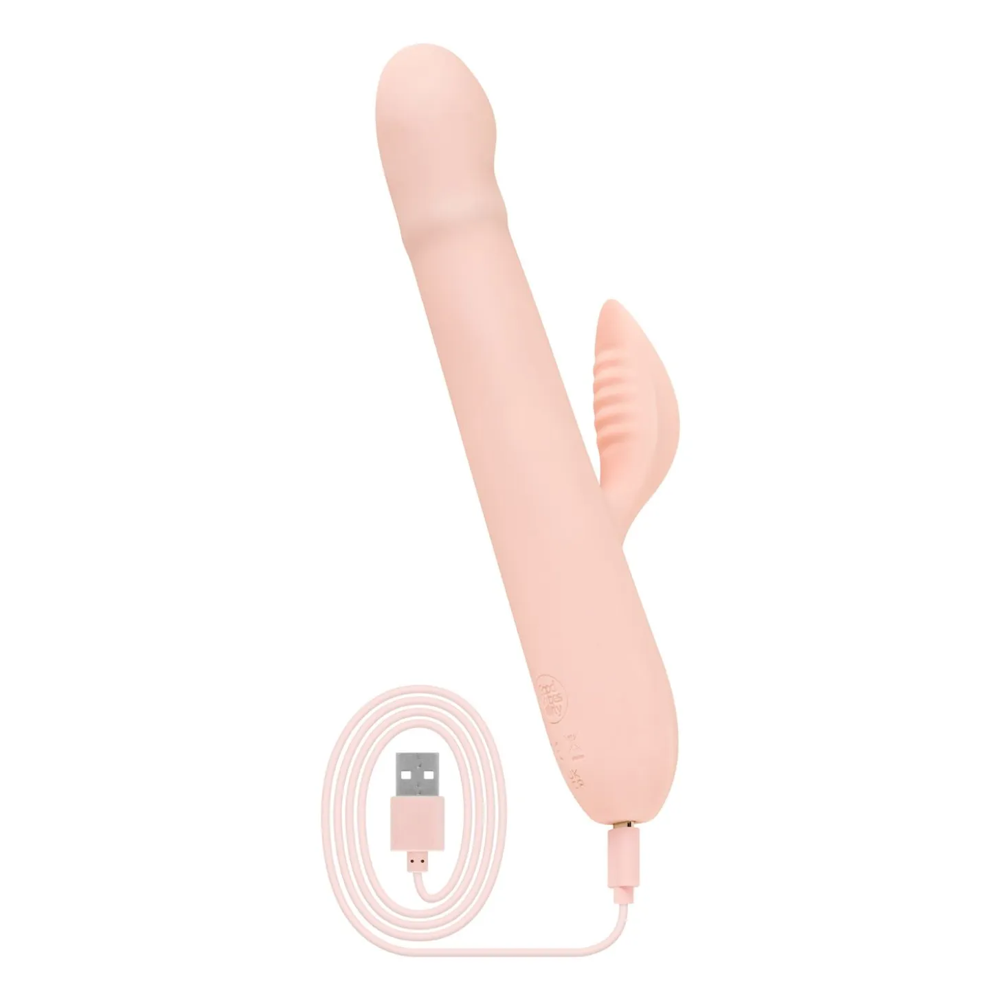 Good Vibes Only - Vibromasseur Poussant - Silicone Doux - Rose