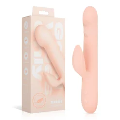 Good Vibes Only - Vibromasseur Poussant - Silicone Doux - Rose