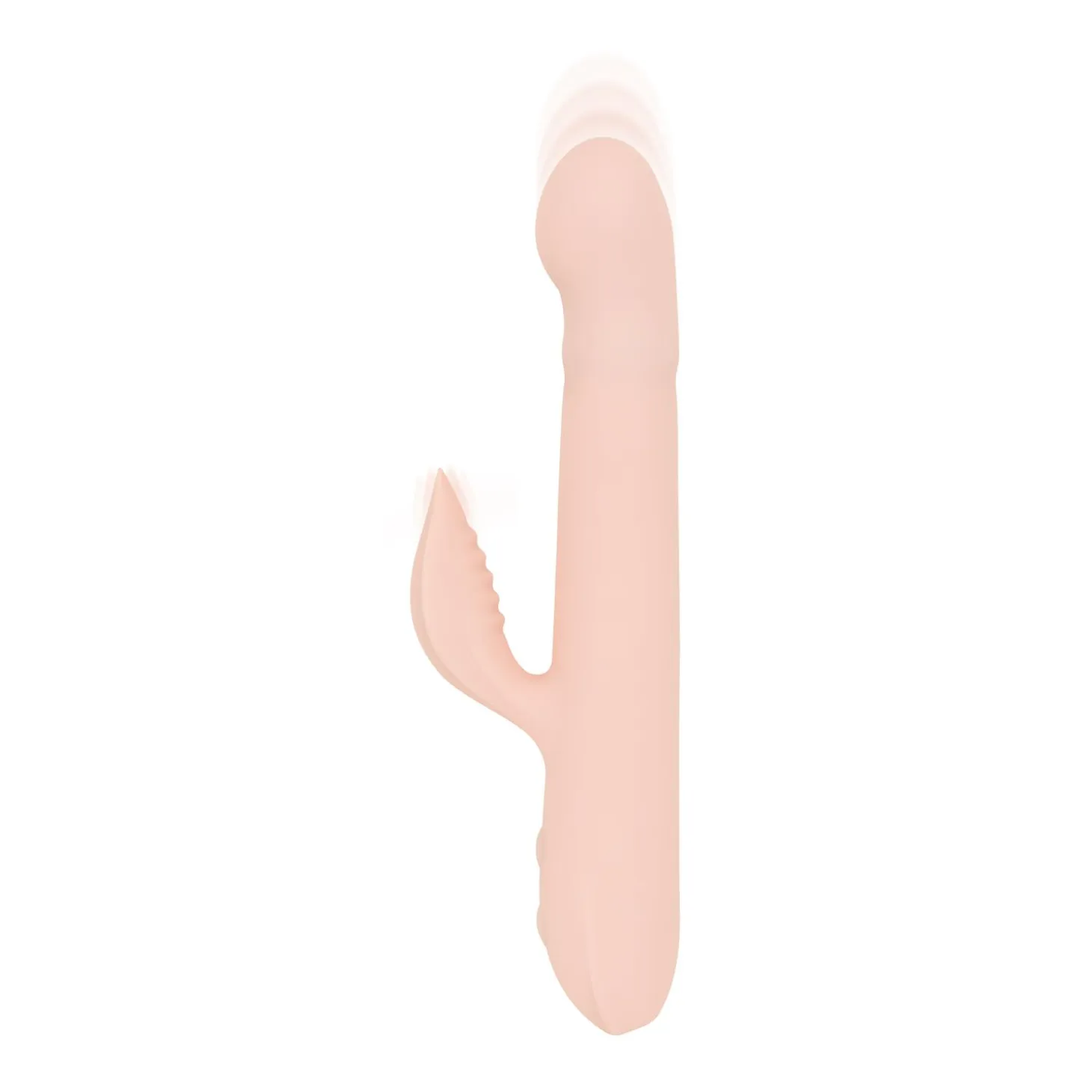 Good Vibes Only - Vibromasseur Poussant - Silicone Doux - Rose