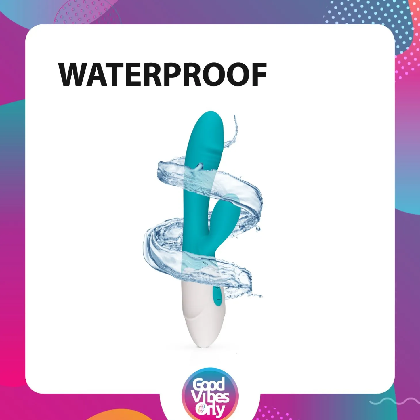 Good Vibes Only - Vibro rabbit "Blis" - Turquoise