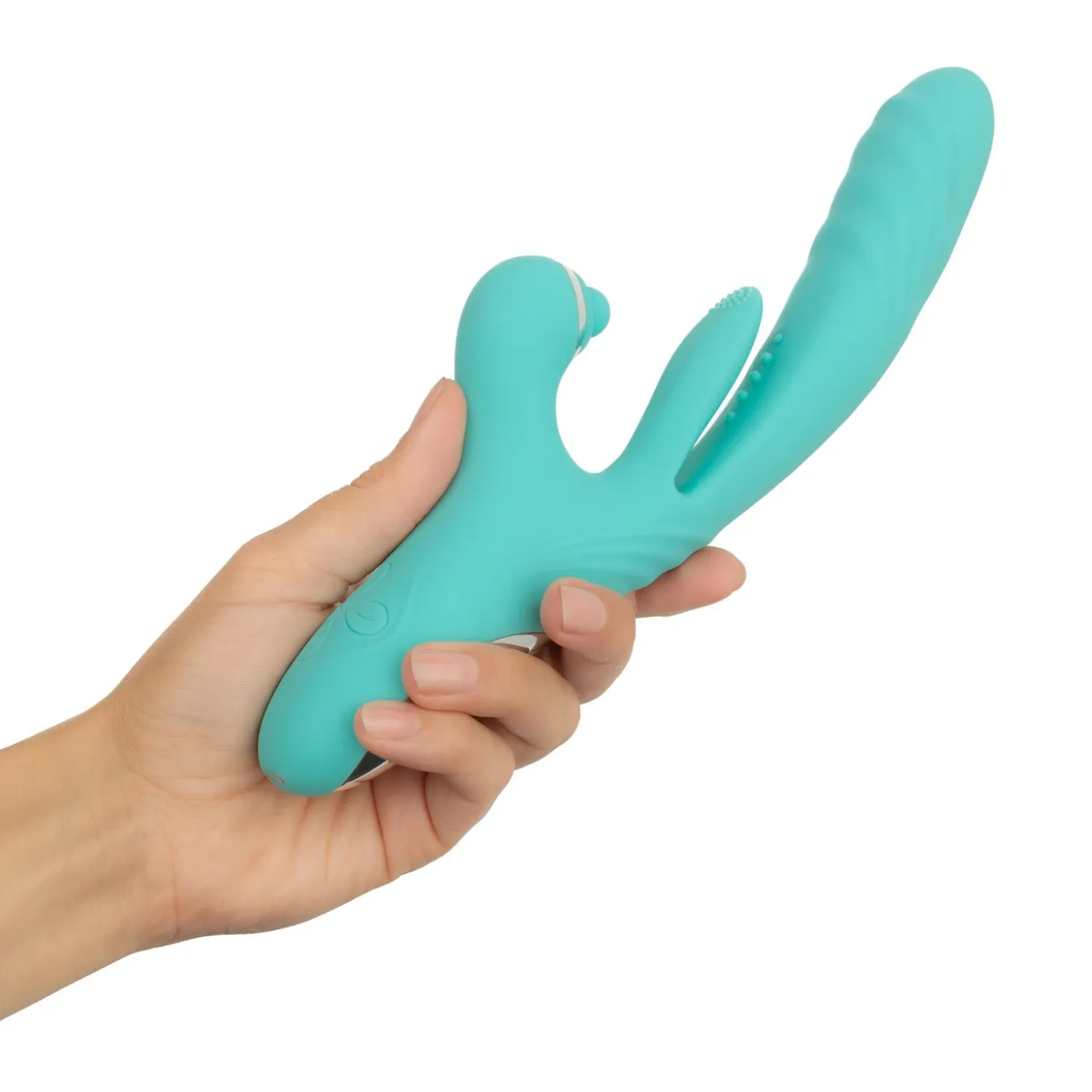 Good Vibes Only - Vibro rabbit va-et-vient "Lisa" - Turquoise