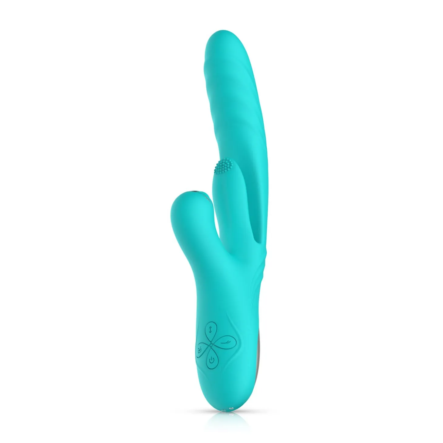 Good Vibes Only - Vibro rabbit va-et-vient "Lisa" - Turquoise