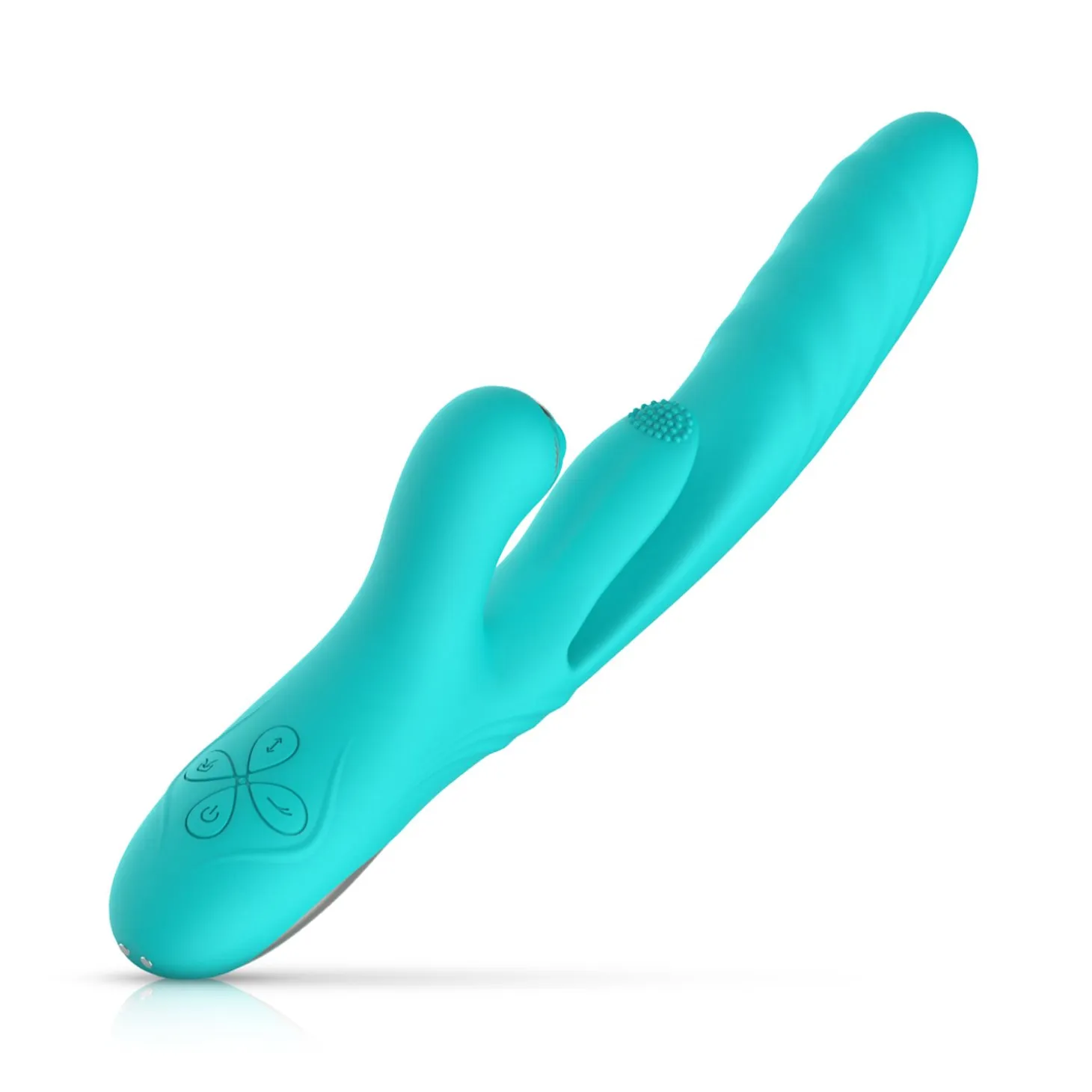 Good Vibes Only - Vibro rabbit va-et-vient "Lisa" - Turquoise
