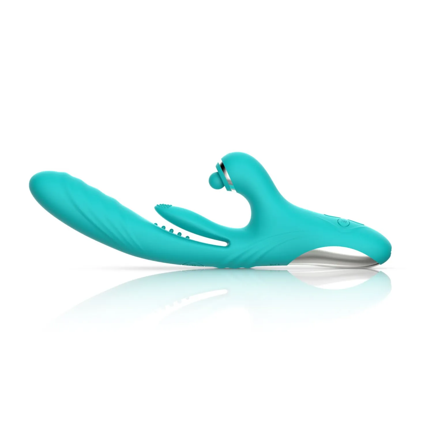 Good Vibes Only - Vibro rabbit va-et-vient "Lisa" - Turquoise