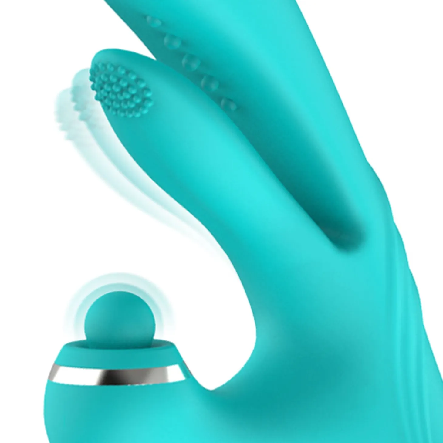 Good Vibes Only - Vibro rabbit va-et-vient "Lisa" - Turquoise