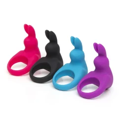 Happy Rabbit – Cockring Lapin – Noir