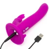 Happy Rabbit – Harnais Vibrant – Magenta