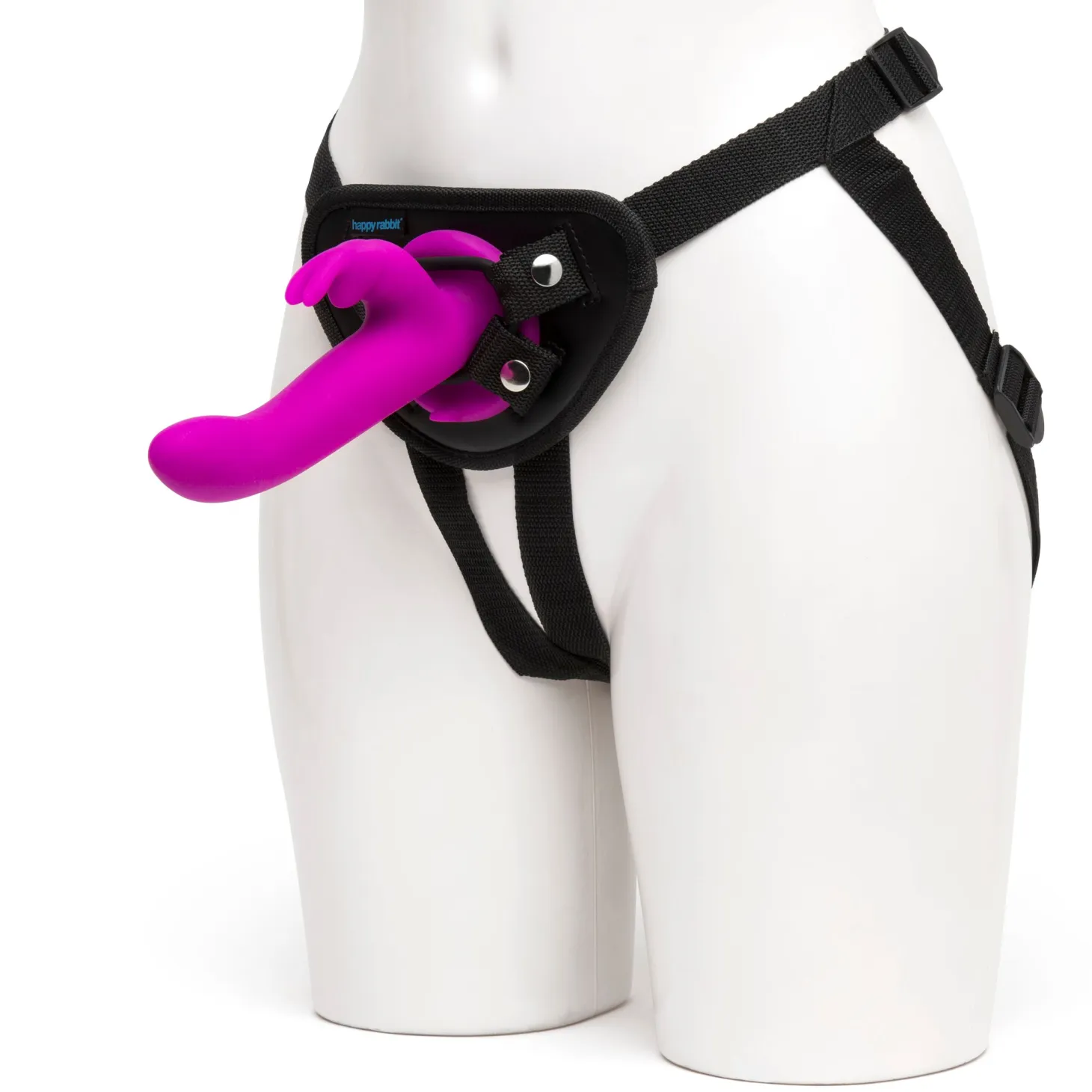 Happy Rabbit – Harnais Vibrant – Magenta