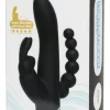 Happy Rabbit – Triple Curve Rabbit Vibrator – Noir