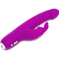 Happy Rabbit – Vibromasseur Rabbit Réaliste Slimline – Violet