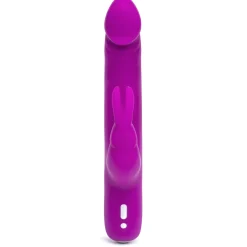 Happy Rabbit – Vibromasseur Rabbit Réaliste Slimline – Violet