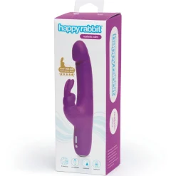 Happy Rabbit – Vibromasseur Rabbit Réaliste Slimline – Violet