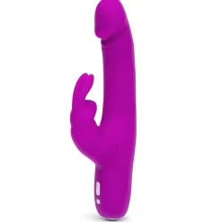 Happy Rabbit – Vibromasseur Rabbit Réaliste Slimline – Violet