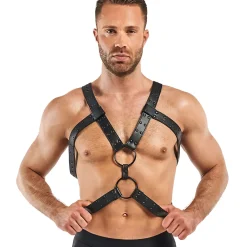 Harnais de bondage Rocco - Noir