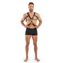 Harnais de bondage Rocco - Noir