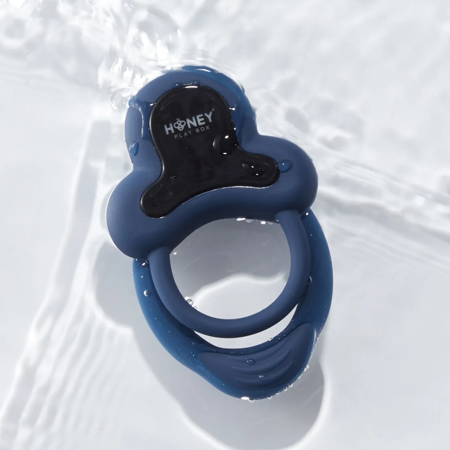 HoneyPlayBox - Anello-Controlé par App Anneau Vibrant Double avec Stimulate