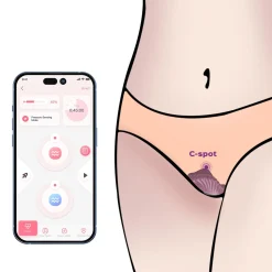 HoneyPlayBox - PEARL App-Controlled Magnetic Panty Vibrator Purple