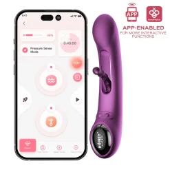 HoneyPlayBox - Tempo-Capteur de Pression Contrôlé par App Vibrateur G-Spot