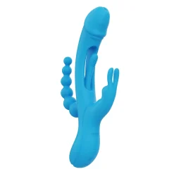 HoneyPlayBox - Trilux Kinky Finger Vibromasseur Rabbit - Bleu