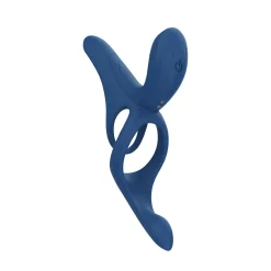 HoneyPlayBox - Vibromasseur connecté pour couples 4-en-1 - Bleu
