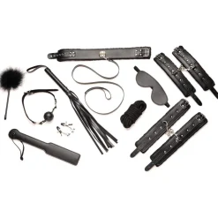 Hook Up Somptueux ensemble de bondage de 10 pièces - Noir