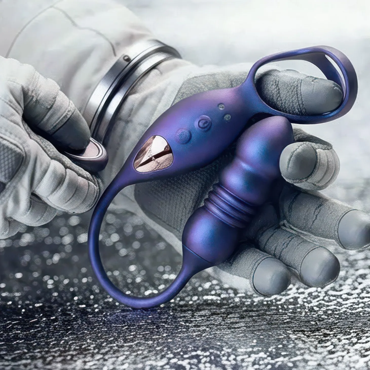 Hueman - Deep Impact Anneau Cock & Ball - Stimulateur Prostatique Actif