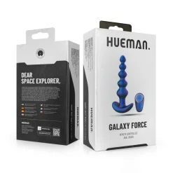 Hueman - Galaxy Force Plug Anal Vibrant avec Télécommande