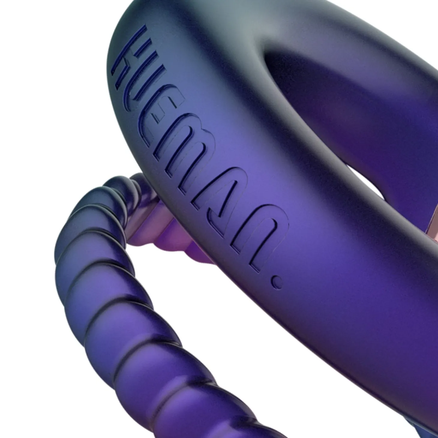 Hueman - Jupiter Anneau vibrant pour pénis et testicules - Violet
