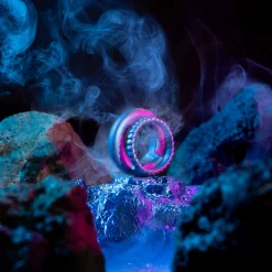 Hueman - Jupiter Anneau vibrant pour pénis et testicules - Violet