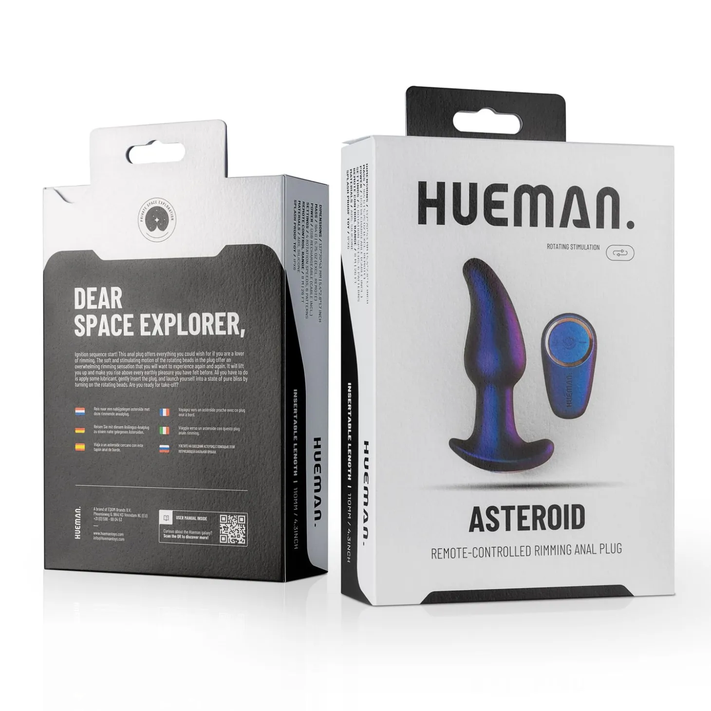 Hueman - Plug anal effet anulingus Asteroid