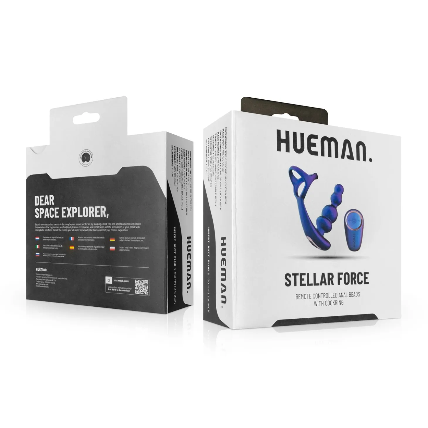 Hueman - Stellar Force Plug anal avec cockring