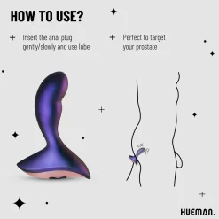 Hueman - Vibromasseur anal Intergalactic