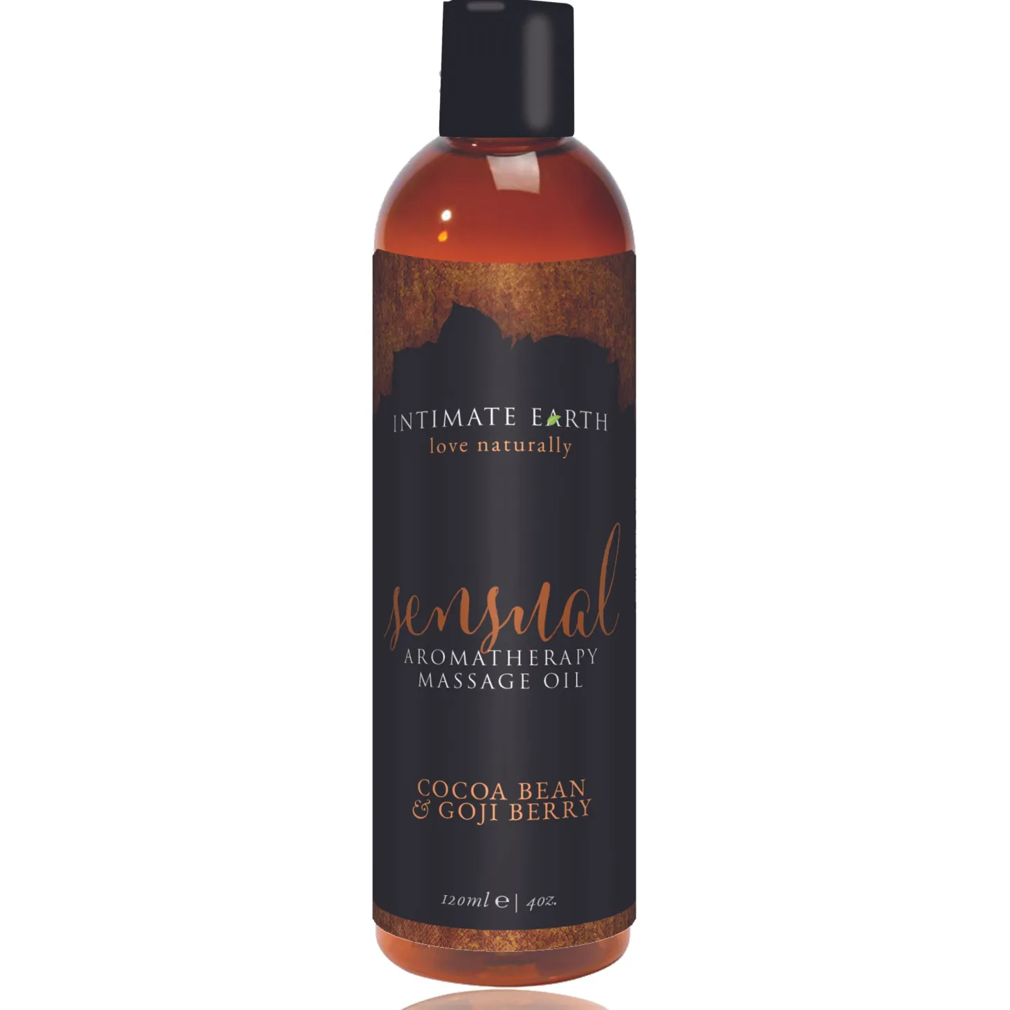 Intimate Earth - Sensual Huile de massage à la fève de cacao et à la baie de goji