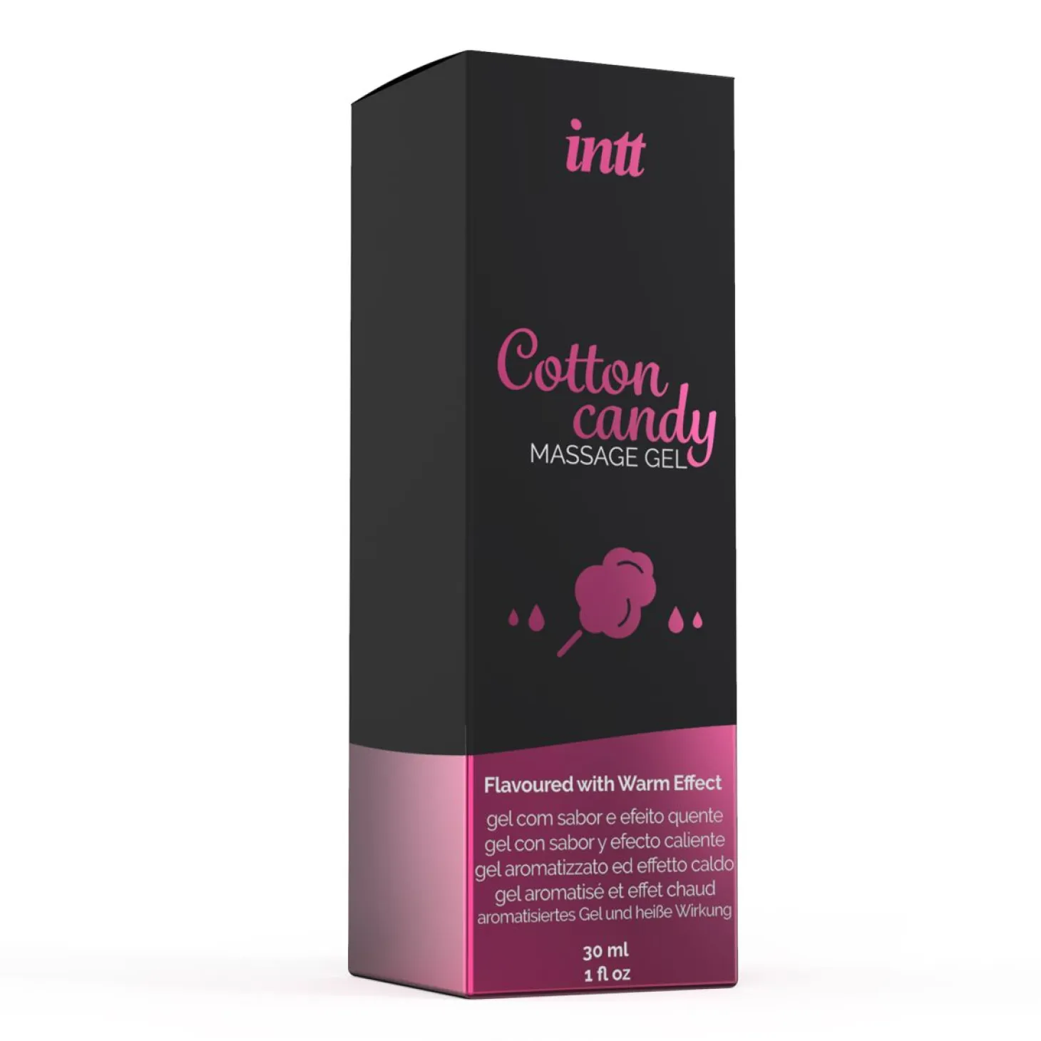 INTT- Gel de massage chauffant à la barbe à papa