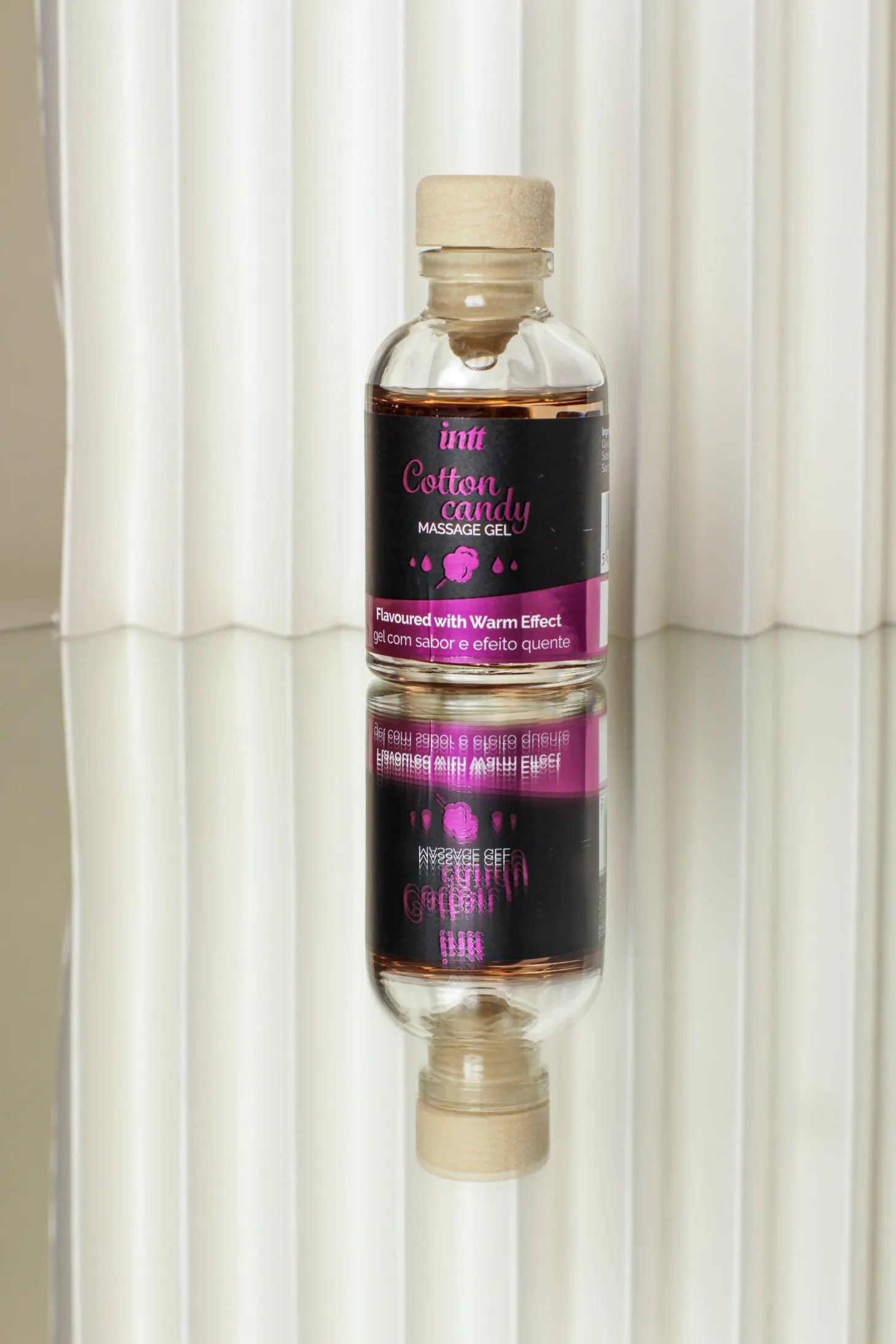 INTT- Gel de massage chauffant à la barbe à papa