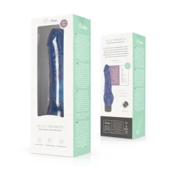 Jelly Infinity - Vibromasseur réaliste - Bleu