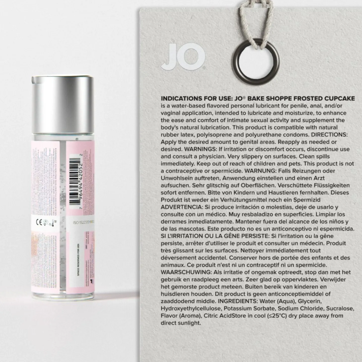 JO - Bake Shoppe Frosted Cupcake Lubrifiant - 60ml